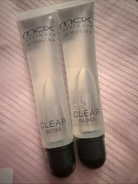 5/$25 Cherimoya Clear Lip Gloss -set of 2